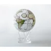 Antique Terrestrial White Mova Globe 6"