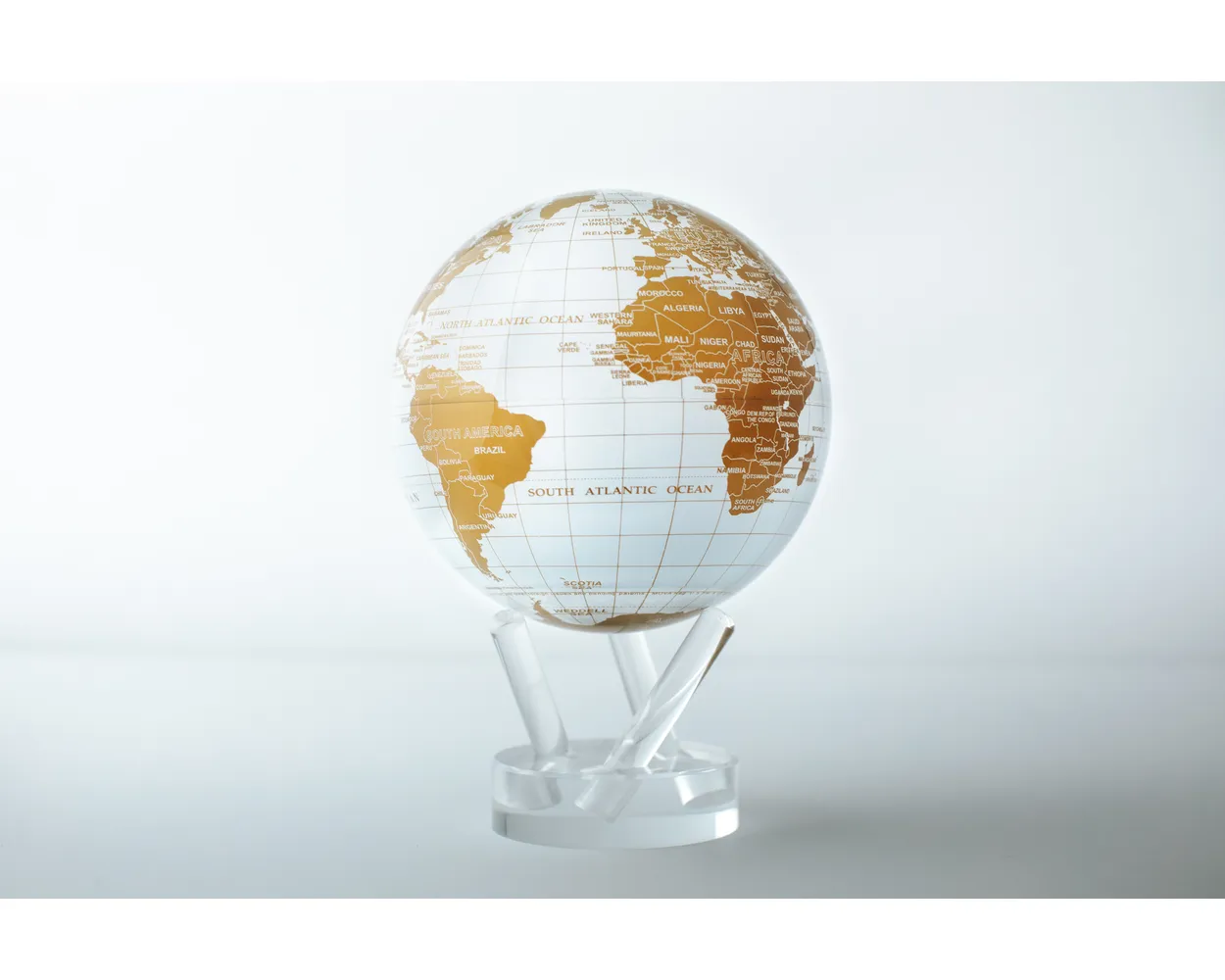 WHITE AND GOLD MOVA GLOBE 6 » Harbour Town Lighthouse Gift Shop and Museum